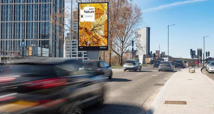 Roadside billboard JCDecaux